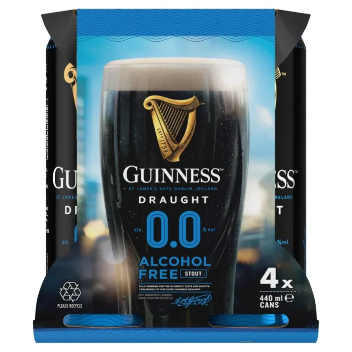 Guinness Draught 0.0% 4x44cl