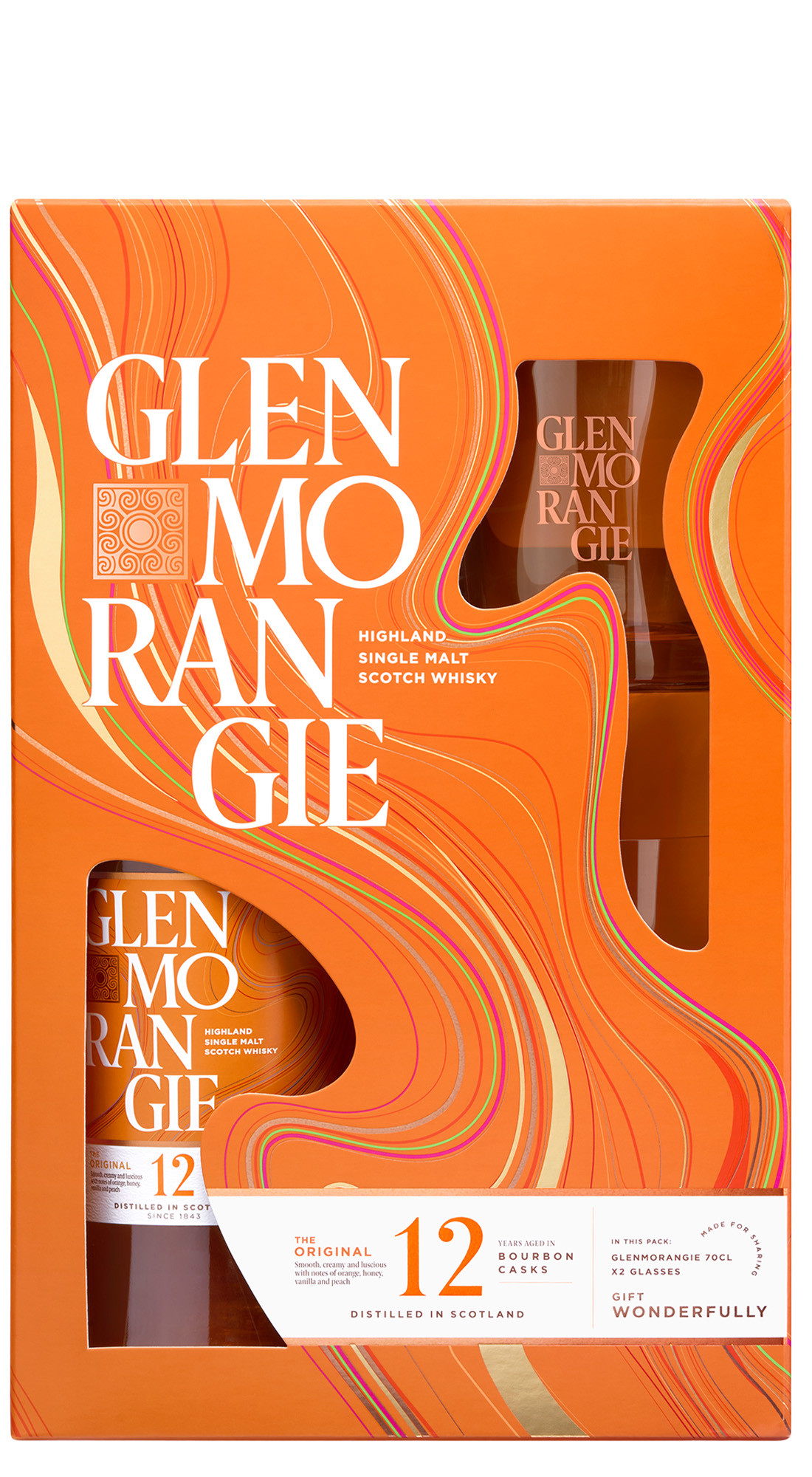 Glenmorangie 12Y Glass 70cl